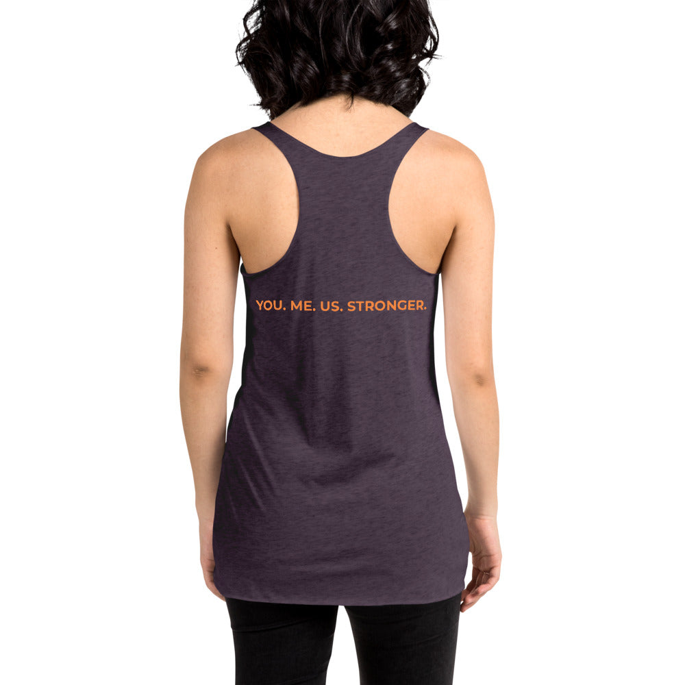 Blacksox distressed mom Racerback tank – I Shine By Design